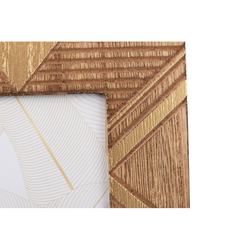 Bonfield Brown and Gold Single Picture Frame, 10 x 15 cm