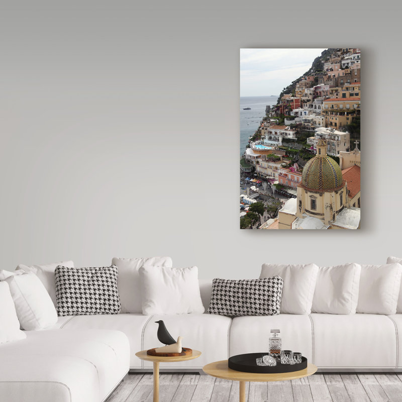 Avisha «Positano 2», reproduction de photo sur toile tendue, H 24 po x l 16 po