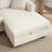 Storage Sofa with Dual USB (Beige)