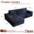 114'' L-Shaped Cloud Sectional Sofa with Chaise-1069440028