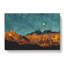 Moon Over South Tyrol In Italy - Wrapped Canvas Painting-56638329