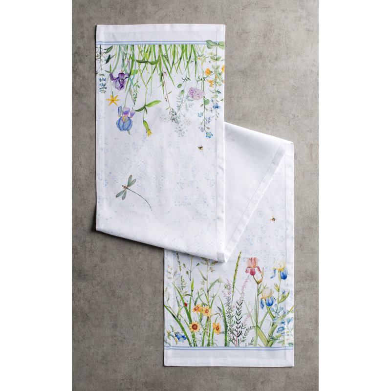 100% Cotton Table Runner, 72" L x 14.5" W