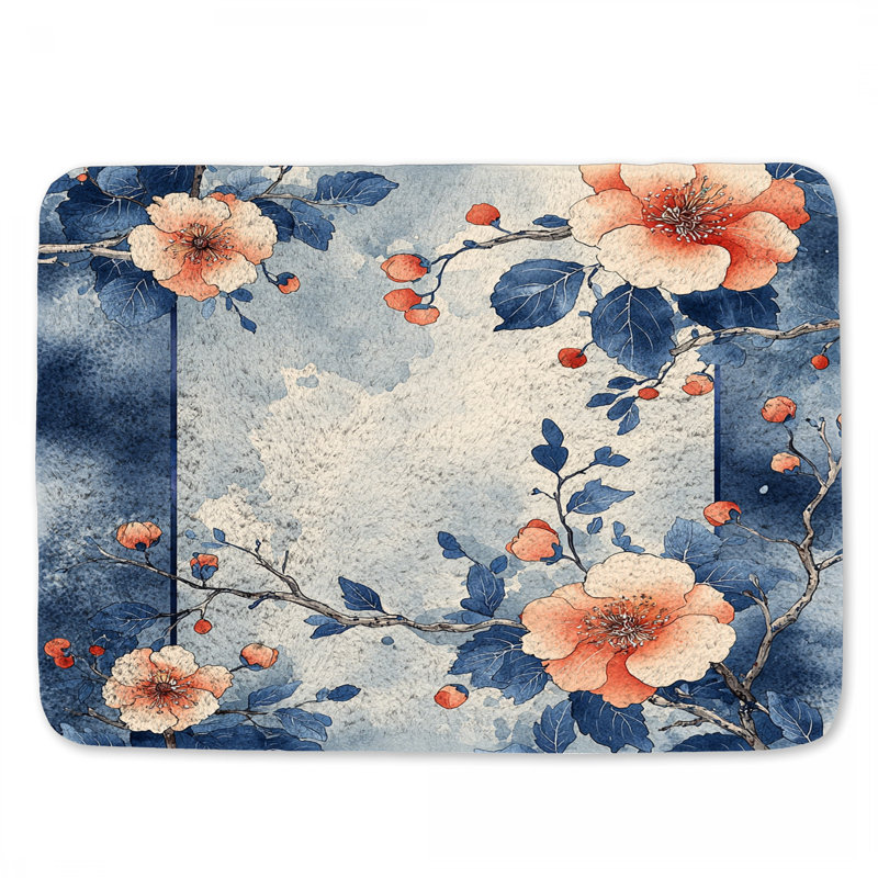 Tapis de bain Cherry Blossom, L 24 po x l 17 po