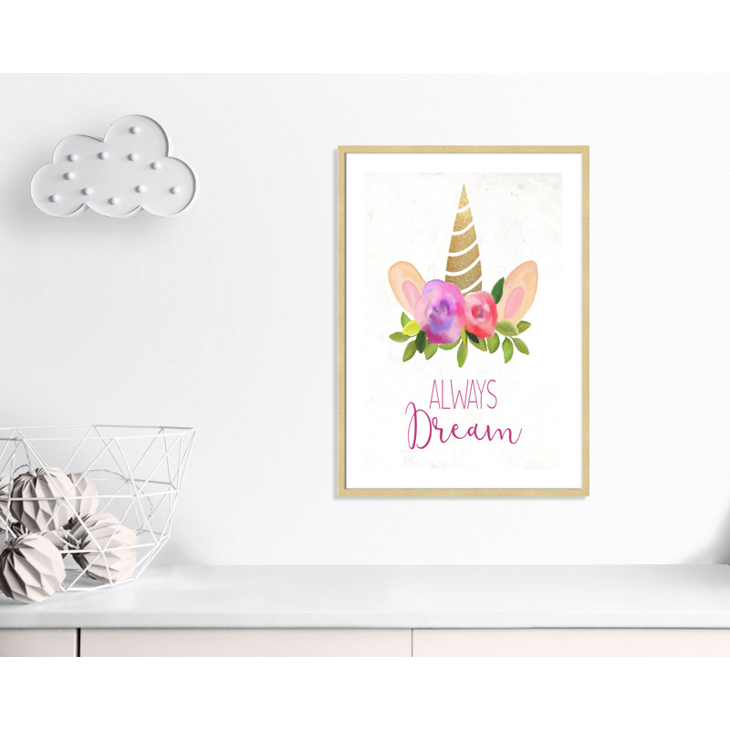 Always Dream Fantasy & Sci-Fi, 35.5" H x 25.5" W x 1.19" D, Light Champagne Box Framed