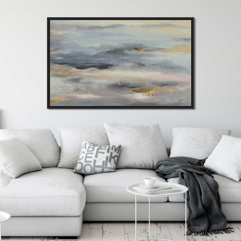 " A Light In The Dark ", 21.5" H x 33.5" W x 2" D, Black Floater Frame