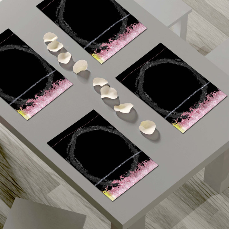 Napperon abstrait en polyester