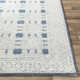 Matthew Ikat Hand Tufted Wool Navy/Cream/Ice Blue Area Rug