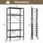 Beljot 30'' W Metal Shelving Unit with Wheels