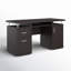 Bureau d'ordinateur en bois manufacturé Azayliah-33090307