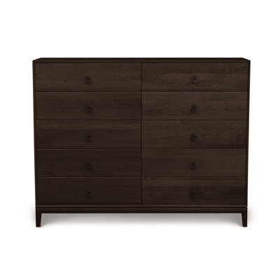 Mansfield 10 - Drawer Solid Wood Dresser