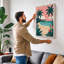 Beach Paradise Tropical - Wrapped Canvas-212488416-212488426