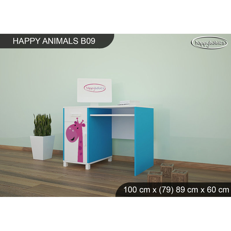 100cm Writing Desk, Blue