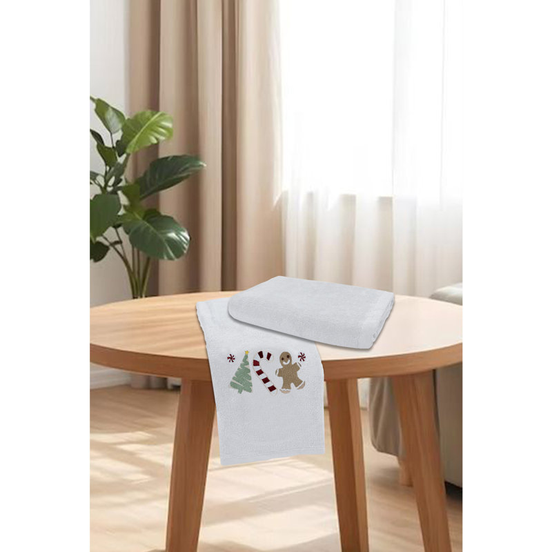 Cotton Tea Towel Kitchen Towel, White
