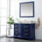 Goleta 42" W Solid and Manufactured Wood Single Bathroom Vanity with Marble Top-1259243498