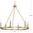 6 - Light Dimmable Wagon Wheel Chandelier-2132013328