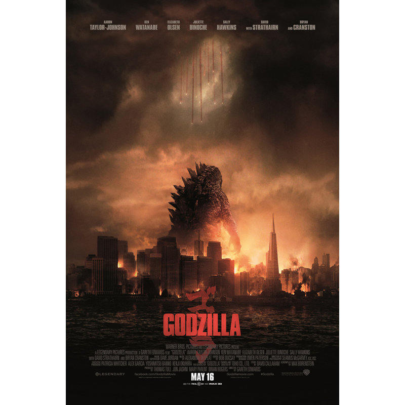 Godzilla, H 24 po x l 16 po