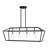 Veasey 4 - Light Steel Dimmable Kitchen Island Square / Rectangle Chandelier-574135770