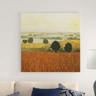 «After Harvest», peinture sur toile