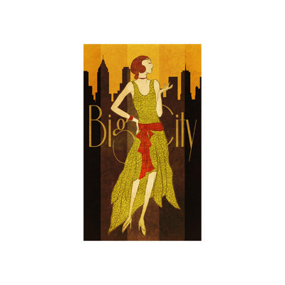 «The Big City» par Sofia Fox, impression sur toile tendue