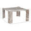 Table basse Abe en marbre véritable brun-370637125