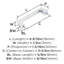 Poignée de meuble Blackrock chromée polie, entraxe de 96 mm (3-3/4 po)-109024891-63965779