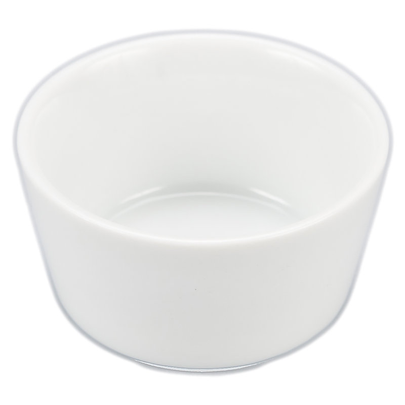 Oslo 6 oz White Porcelain Ramekin Baking Dishes Set