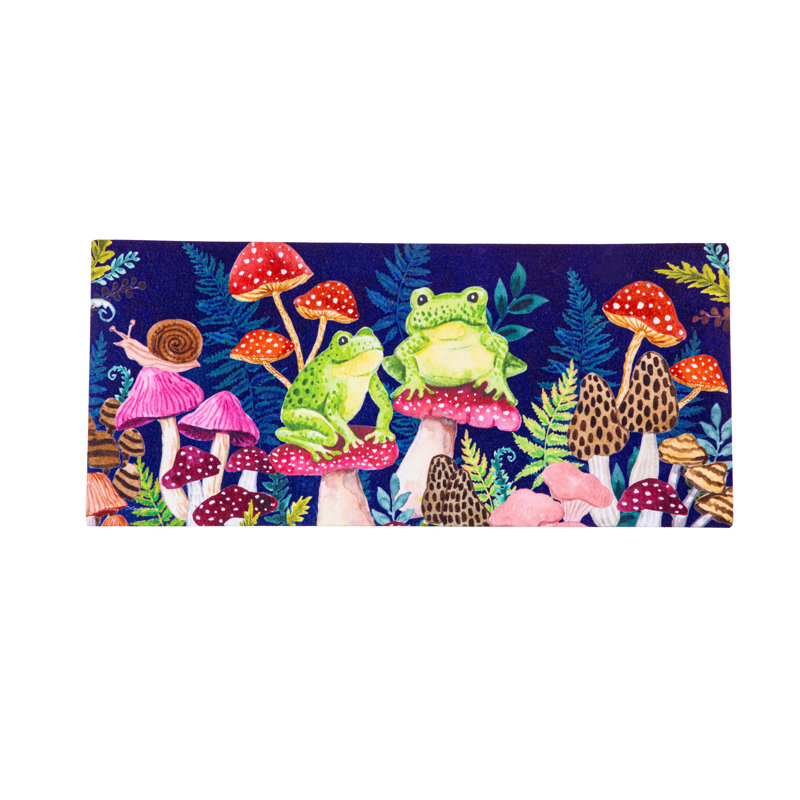 Tapis de grenouille et champignon Sassafras