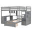 Lit superposé avec bureau, tiroirs et tablettes-1723712013
