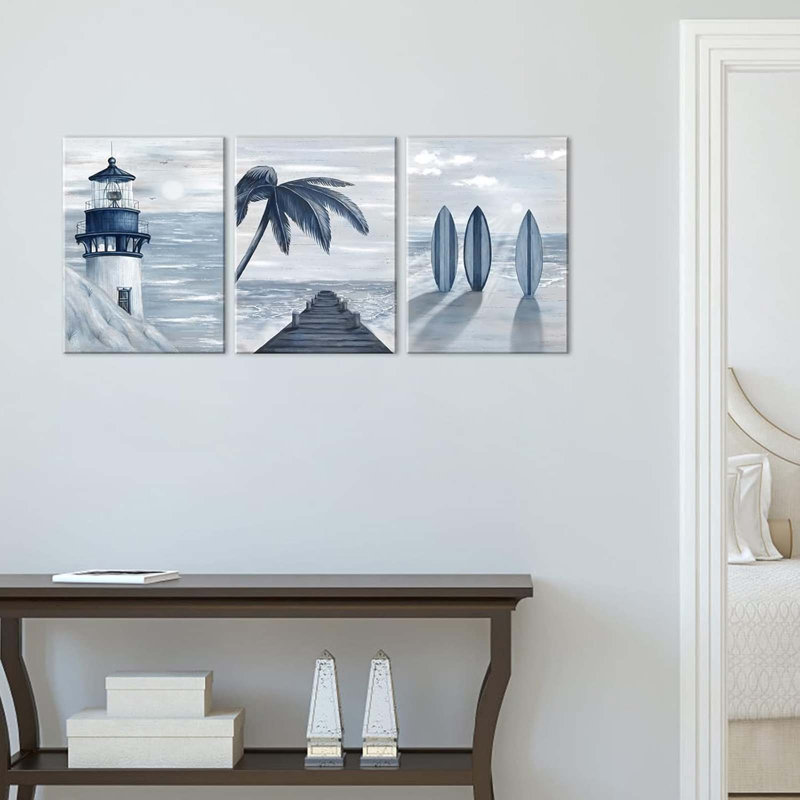 3 Piece Wrapped Canvas Wall Art