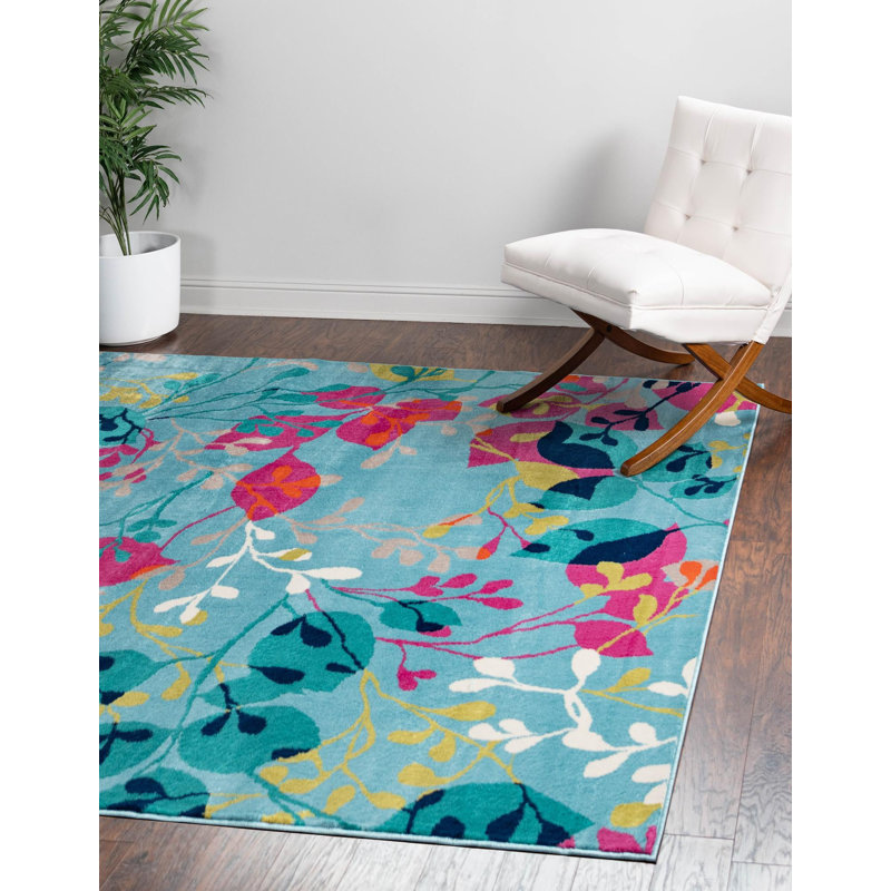 Analiese Floral Indoor Rug, Square 10'