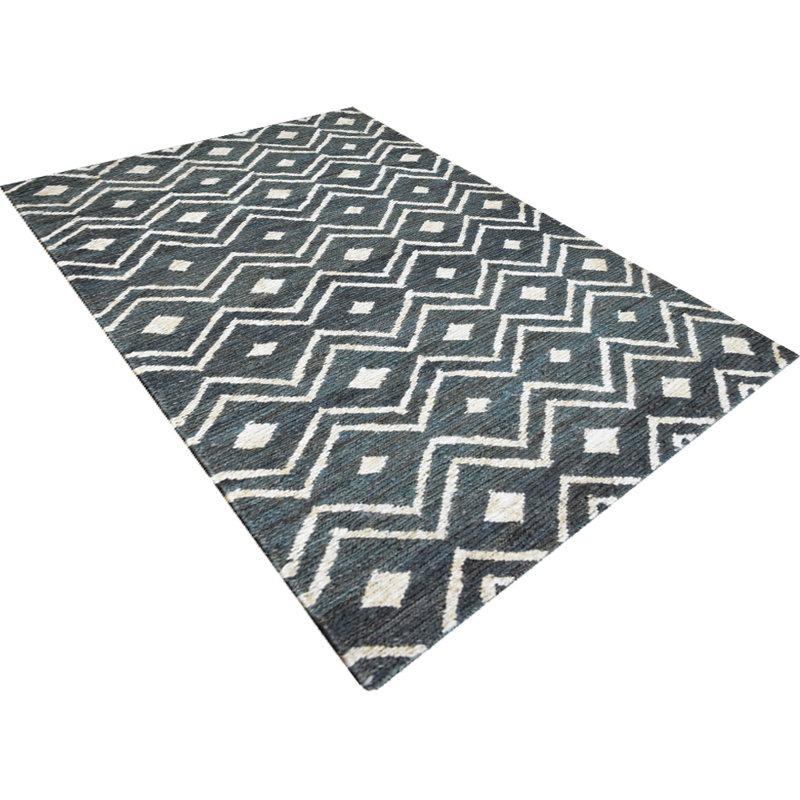 Tapis vert uni beige Jaxen, Rectangle 4 pi x 6 pi
