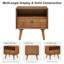 Table de chevet 22 po Mid-Century Modern-133421904