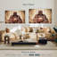Laughing Buddha Multi Piece Canvas Print-485362114