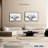 " Linear Paws I Canvas Print "-101456639
