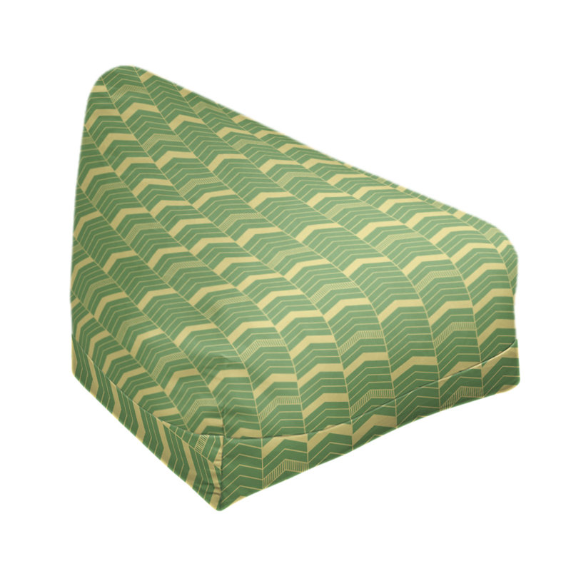 Fauteuil à billes standard &, H 27 po x L 30 po x P 25 po, Vert / Jaune, Pas de bourre