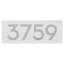 Floating Modern 4" Number Horizontal Address Plaque (4 Digits)-1775051595-1775051536