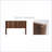Hodnett Size Walnut Wooden Headboard, Wall Mounted Fluted Panel, Modern Farmhouse Wingback Headboard for Bedroom-189708395-189708393