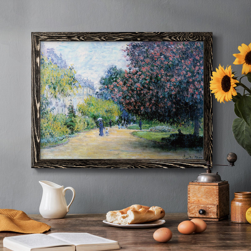 Parc Monceau, 18761 - Reproduction de photo sur toile, Noir, H 18 po x l 26 po x P 1,5 po