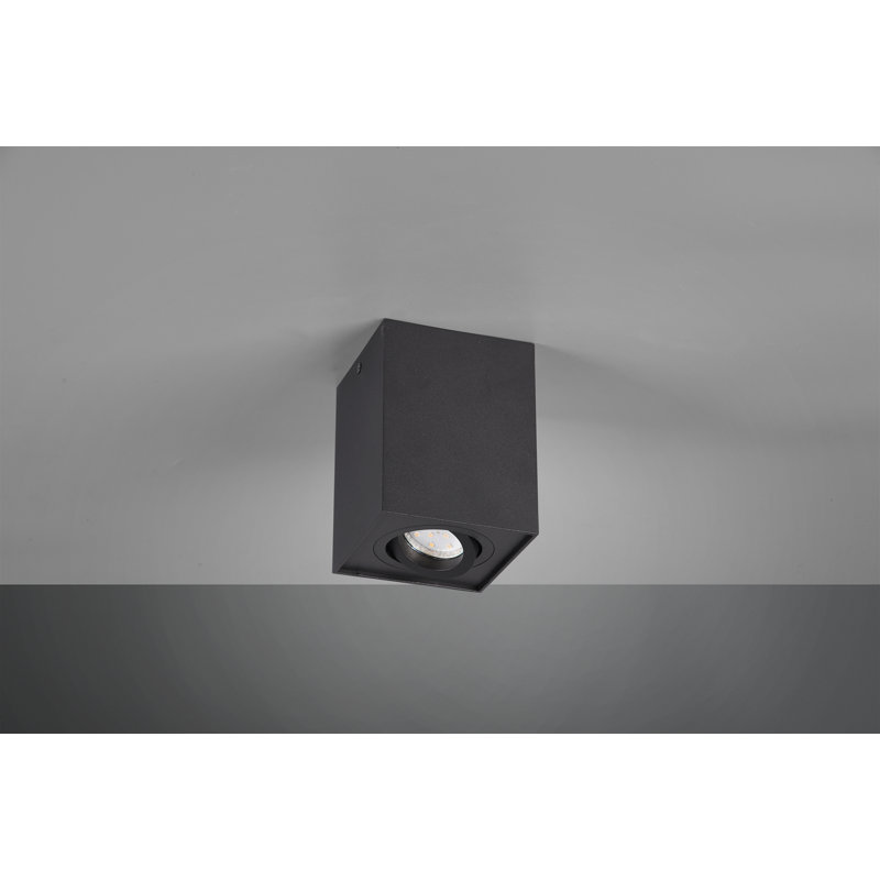 Dias 1-Light Flush Mount, Matte Black