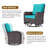 9-Piece All-Weather Wicker Outdoor Patio Set With Cushioned Modular Sectional, Swivel Rocking Chairs & Tables-989039775