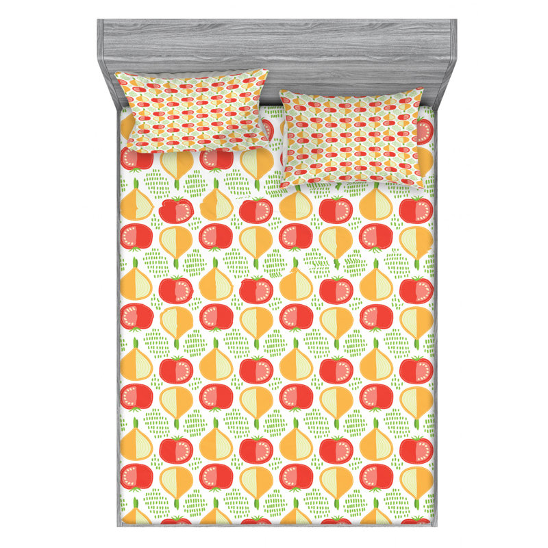 Ensemble de draps à légumes, Ensemble de draps pour grand lit