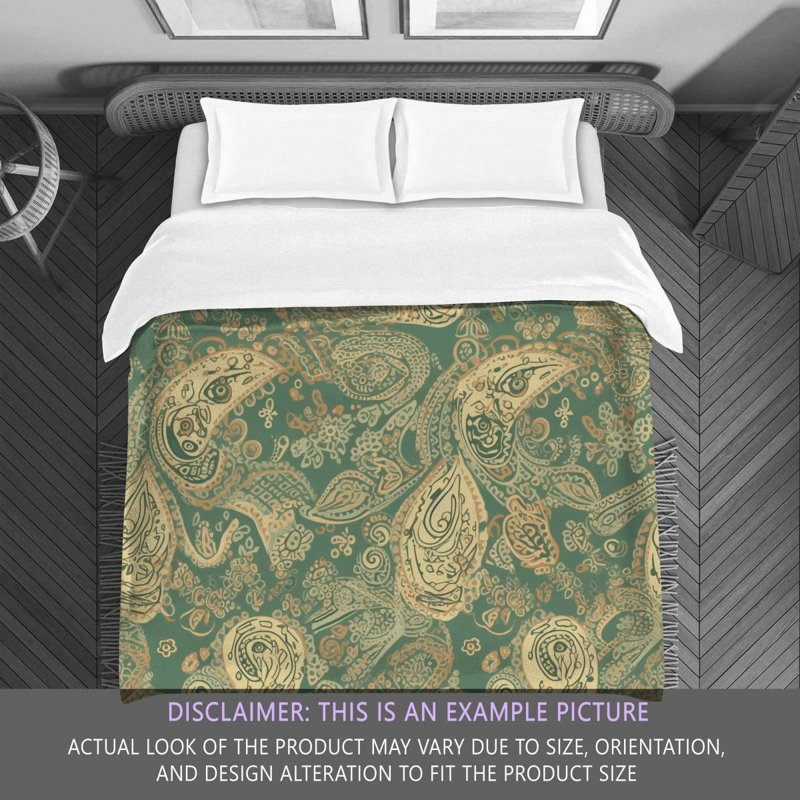 Paisley Bedding, King Comforter