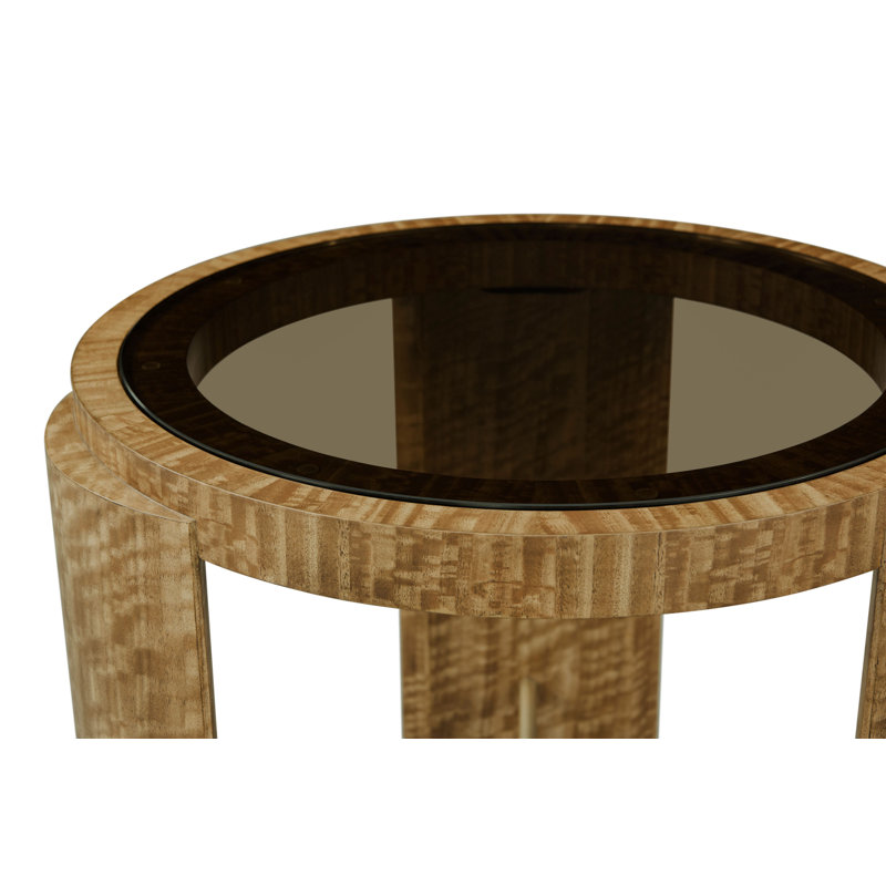 Jenson Glass Top End Table