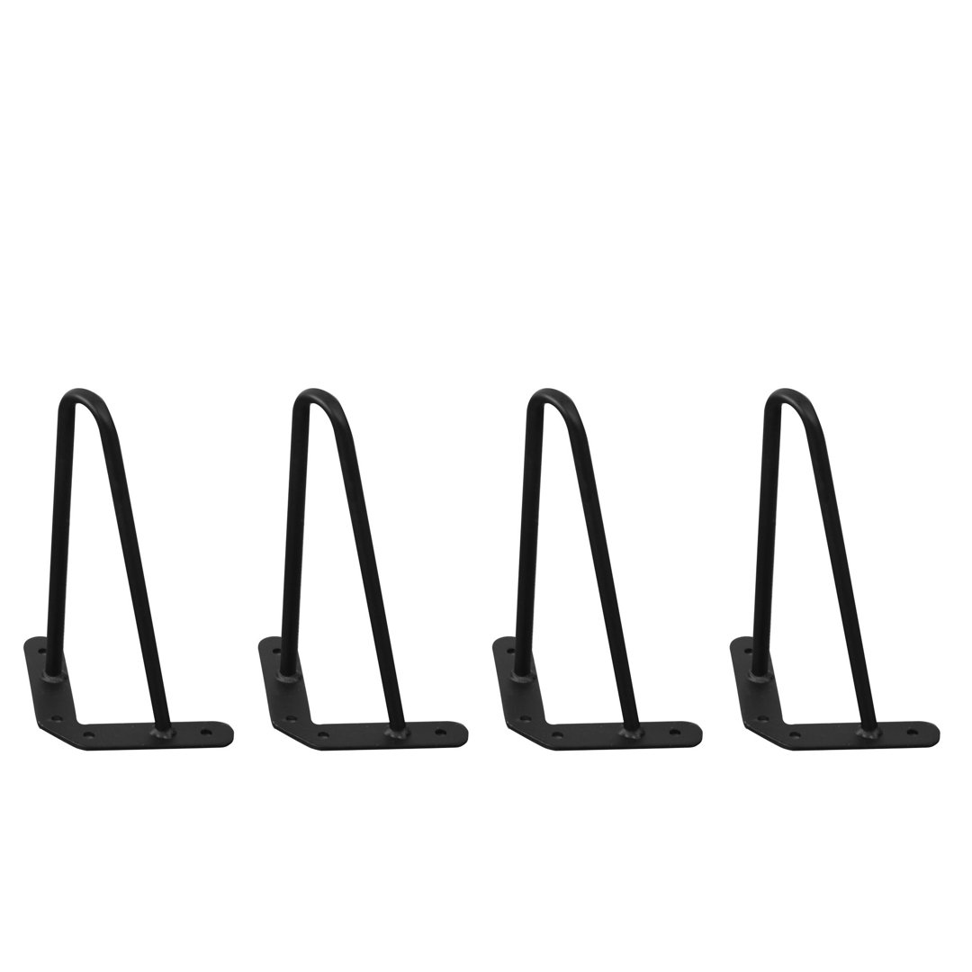 Georgianna Hairpin Table Leg (Set of 4) Symple Stuff 