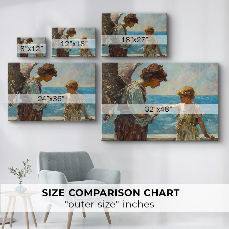 Angels From Above-CII -Galery Enveloppé Cavas, 24 x 36