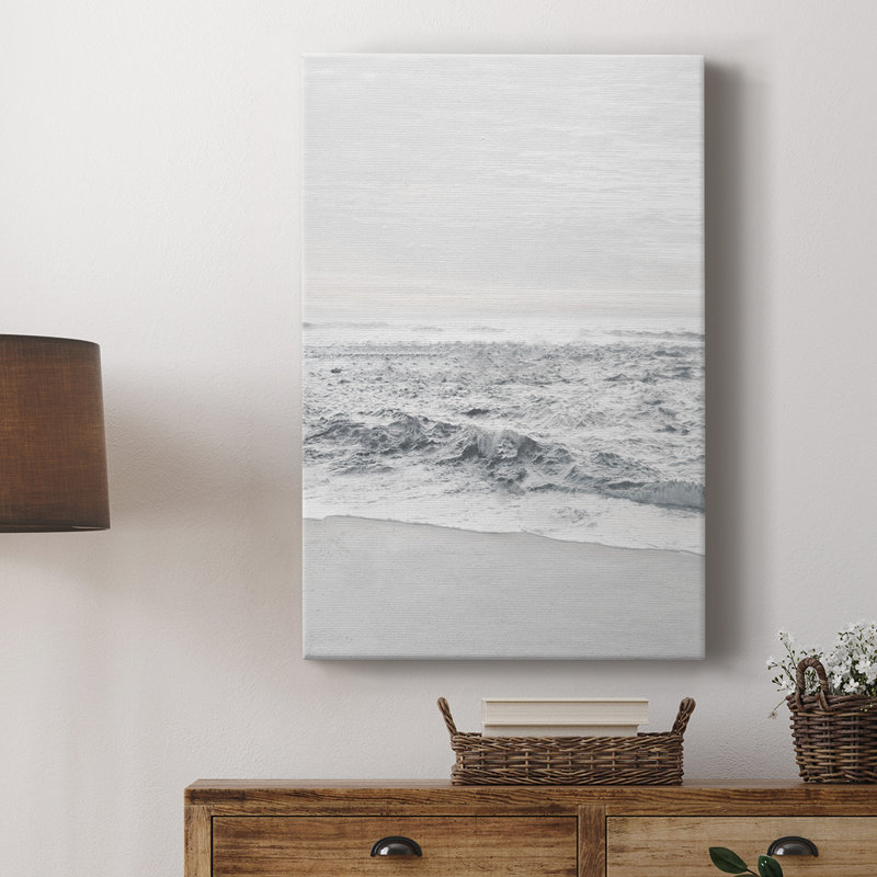 Gentle Tides II -Custom Wrapped Gallery Cavas, 18" H x 12" W
