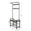 Allensworth 72 cm W Hall Tree with Shoe Storage-1712038843