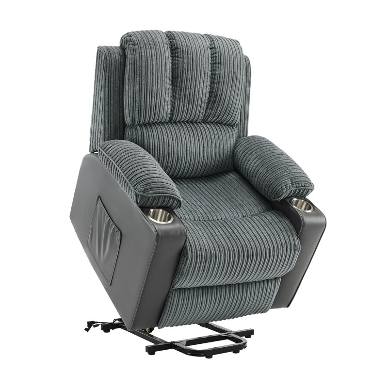 Massage Chair with Lift, Heat Function and Footrest