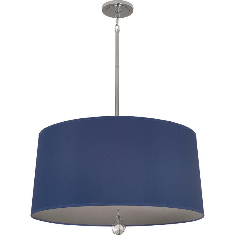 Custis 1 - Light Pendant, Ink Blue/Carter Gray
