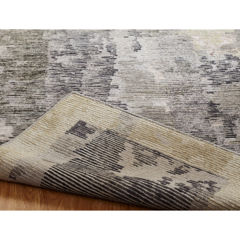 Area Rug in Gray, Rectangle 12' x 15'